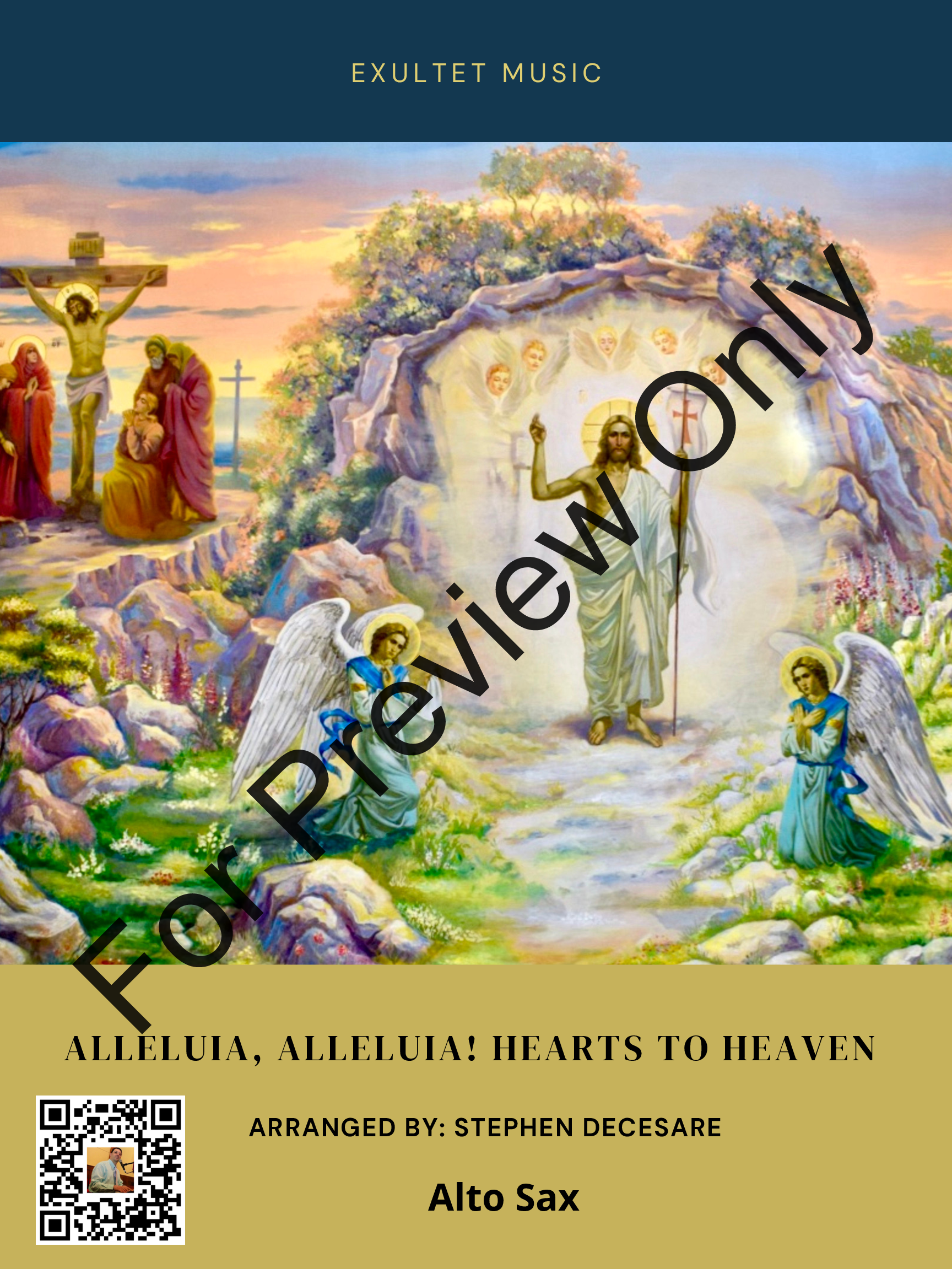 Alleluia, Alleluia! Hearts To Heaven (Alto Saxophone and Piano) P.O.D.