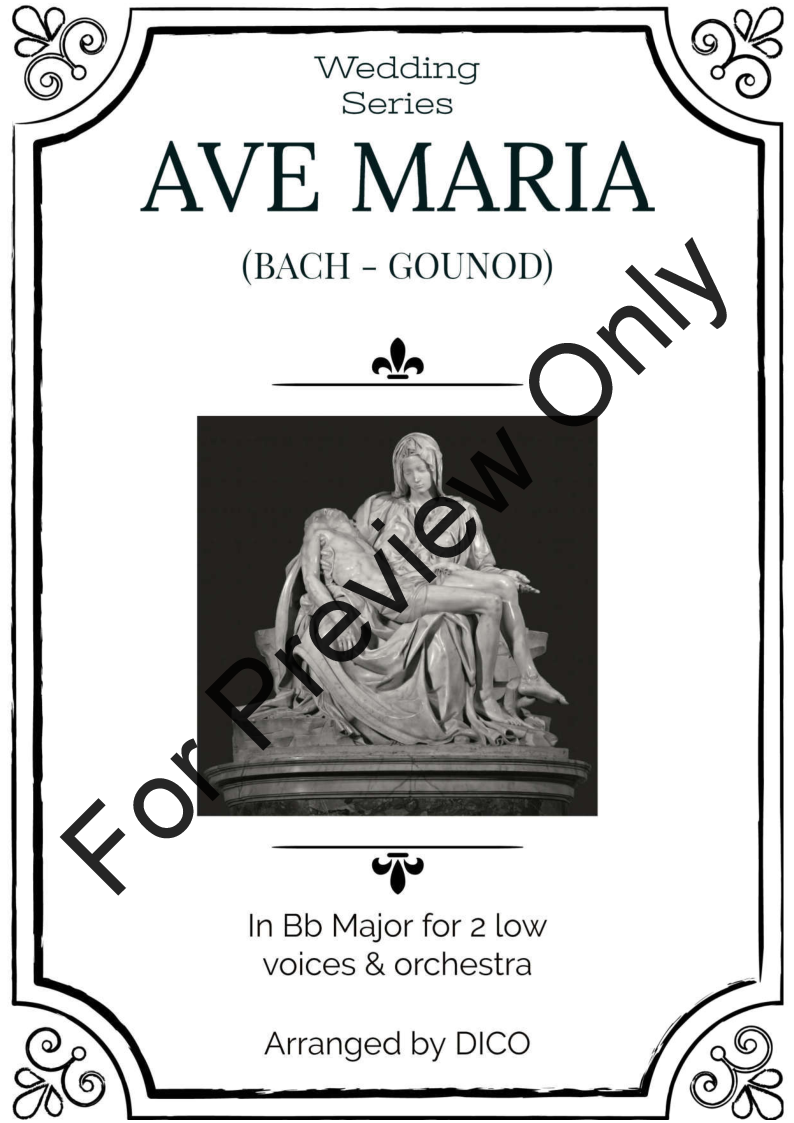 AVE MARIA (GOUNOD) in Bb P.O.D.