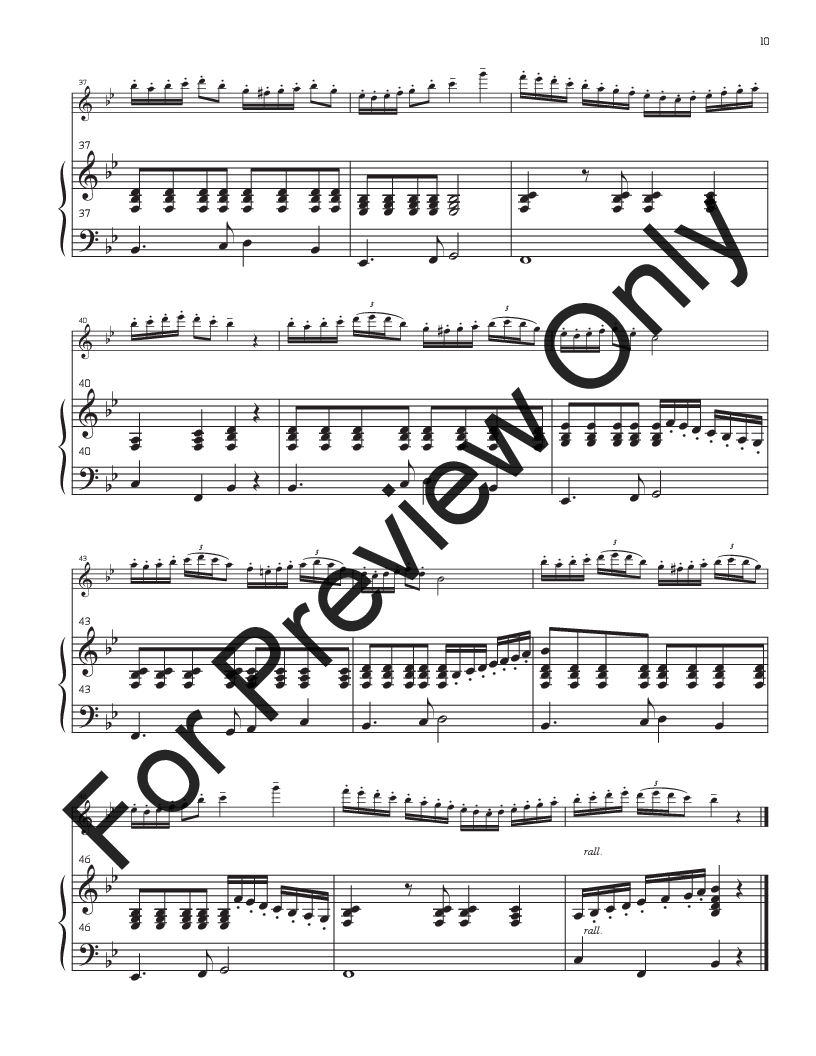 Three Short Pieces For Flute P.O.D.