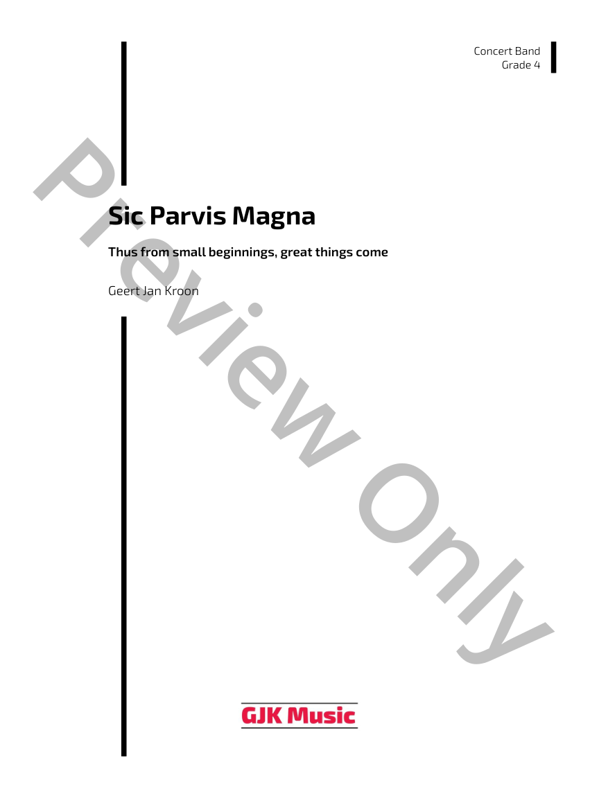 Sic Parvis Magna P.O.D.