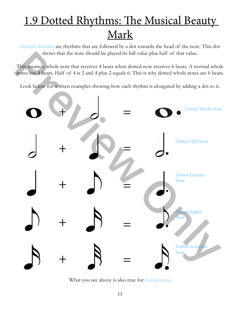 Let's Toot Theory Workbook 1 P.O.D.