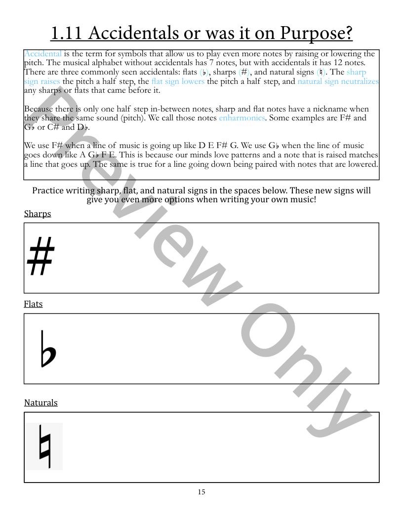 Let's Toot Theory Workbook 1 P.O.D.