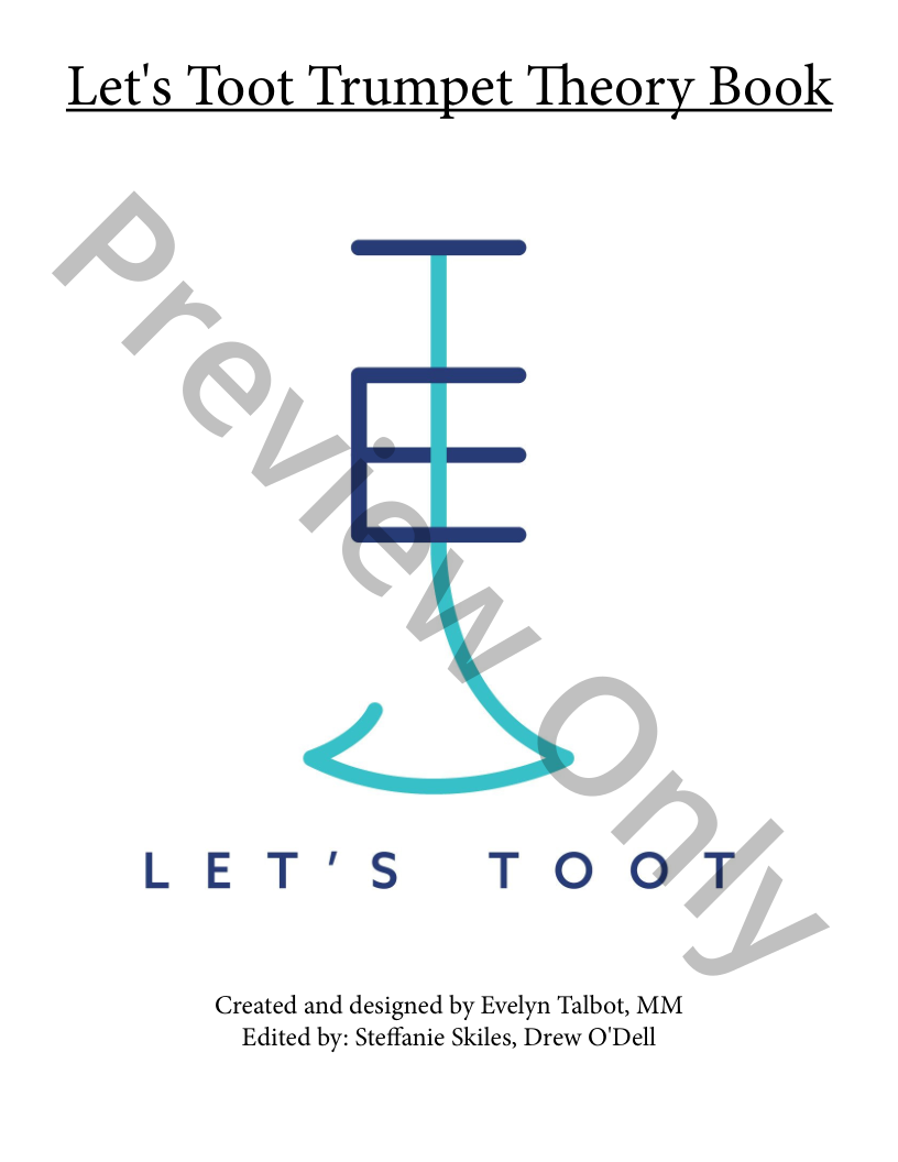 Let's Toot Theory Workbook 1 P.O.D.