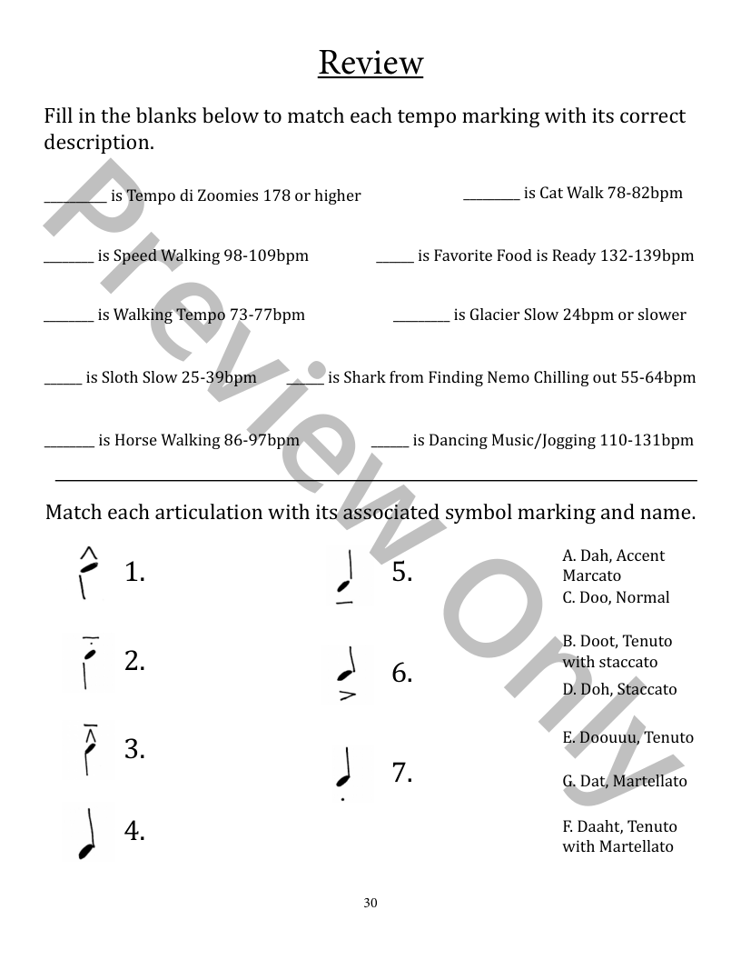 Let's Toot Theory Workbook 1 P.O.D.