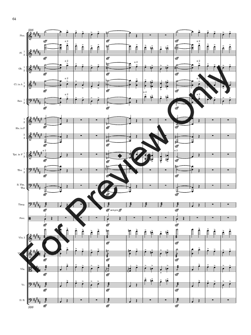 Overture to The Song of Hiawatha, Op.30 No.3 (revised edition) P.O.D.