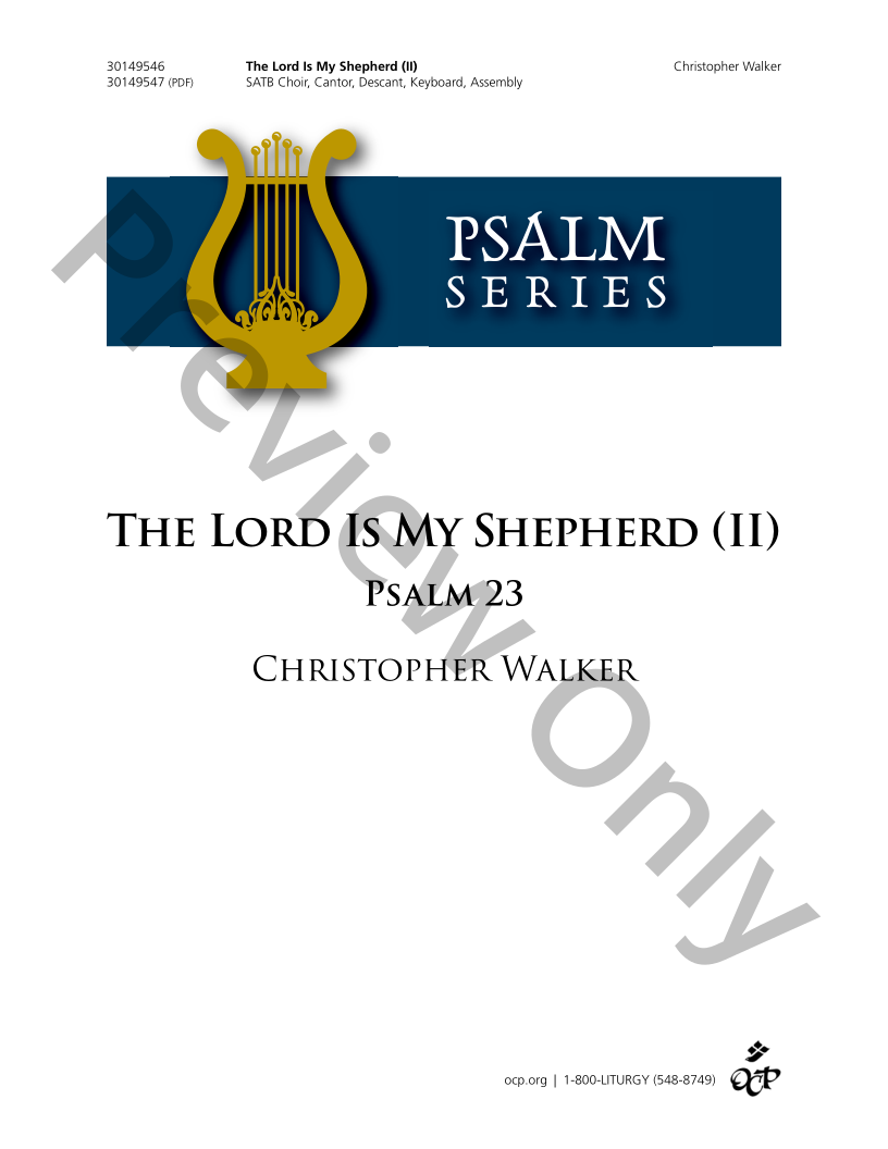 The Lord Is My Shepherd (II)