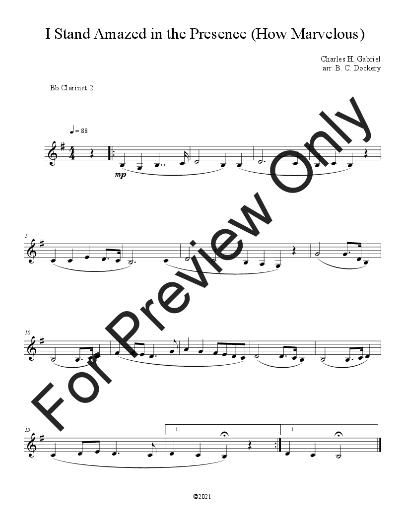 10 Easter Duets for 2 Clarinets and Piano - Vol. 1 P.O.D.