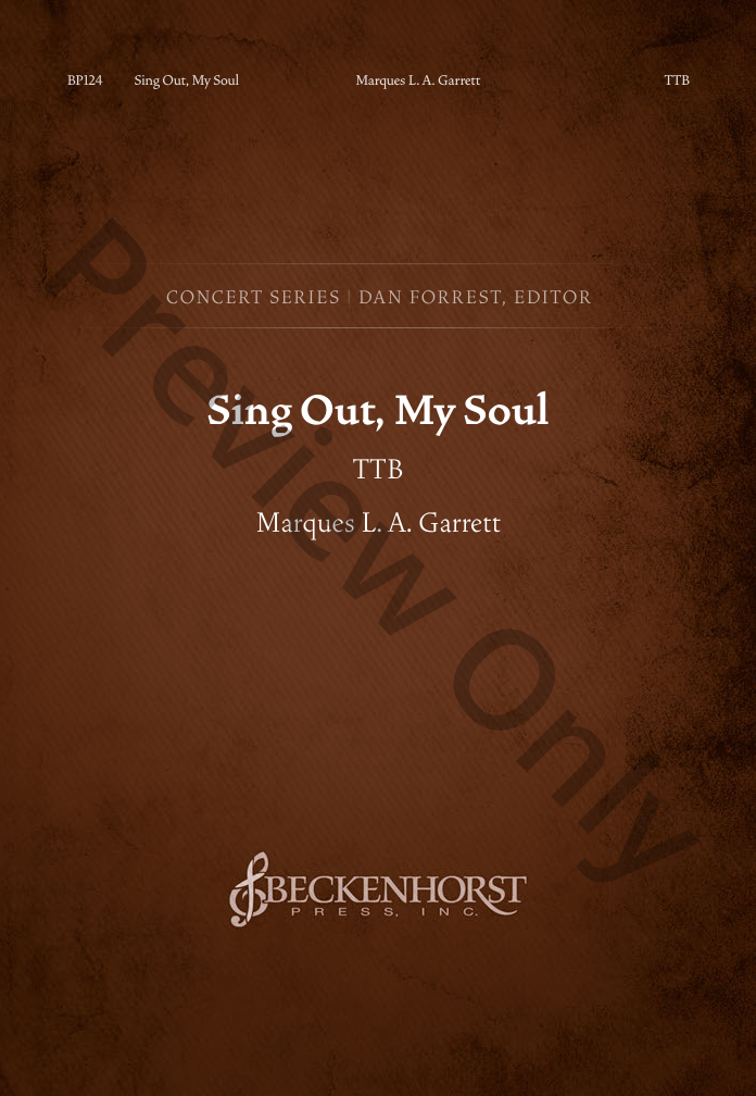 Sing Out, My Soul! Large Print Edition P.O.D.
