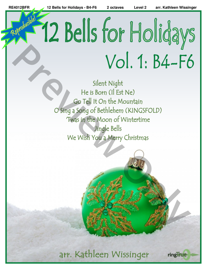 12 Bells for Holidays - B4-F6 2 Octaves