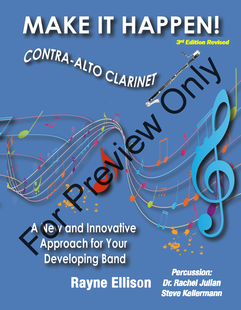 Make It Happen! Developing Band Method - Contra-Alto Clarinet P.O.D