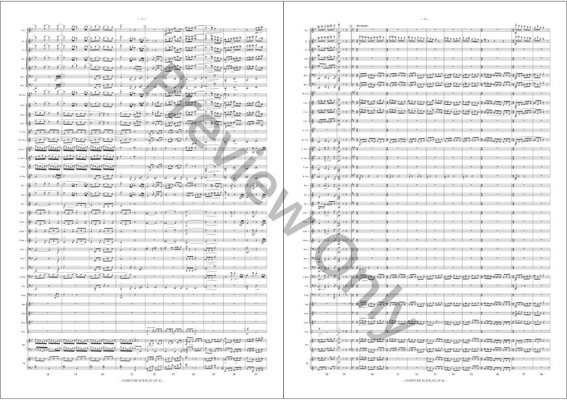 Overture In B-flat, Opus 42, American Overture