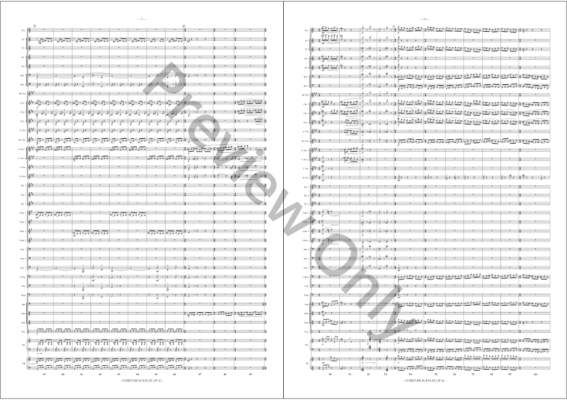 Overture In B-flat, Opus 42, American Overture