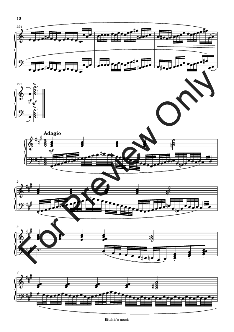 Piano Sonata in A minor P.O.D.