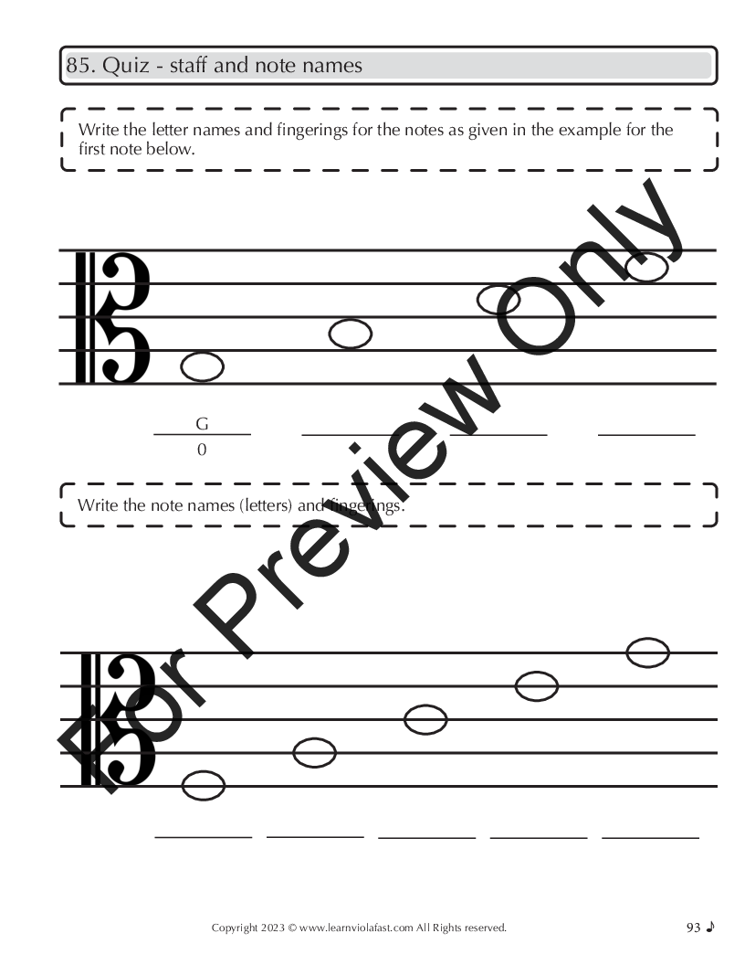 Learn Viola Fast - Book 1 P.O.D.