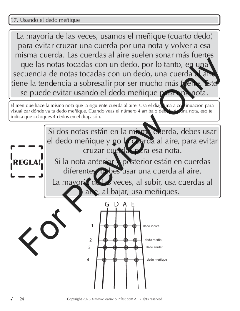 Spanish - Learn Violin Fast - Book 2 (Aprende Vio