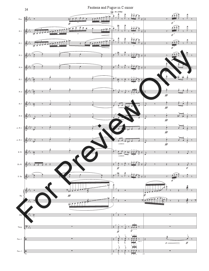 Fantasia and Fugue in C minor BMV 537 P.O.D