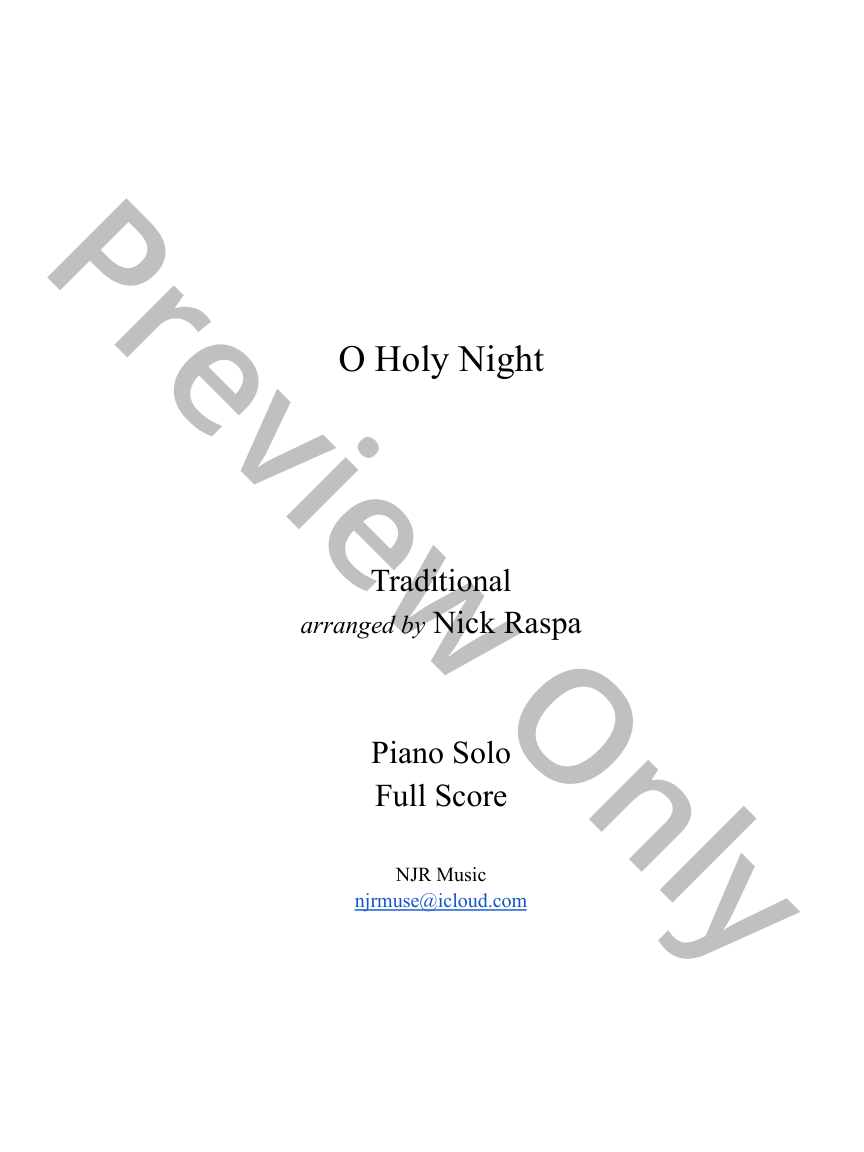 O Holy Night P.O.D