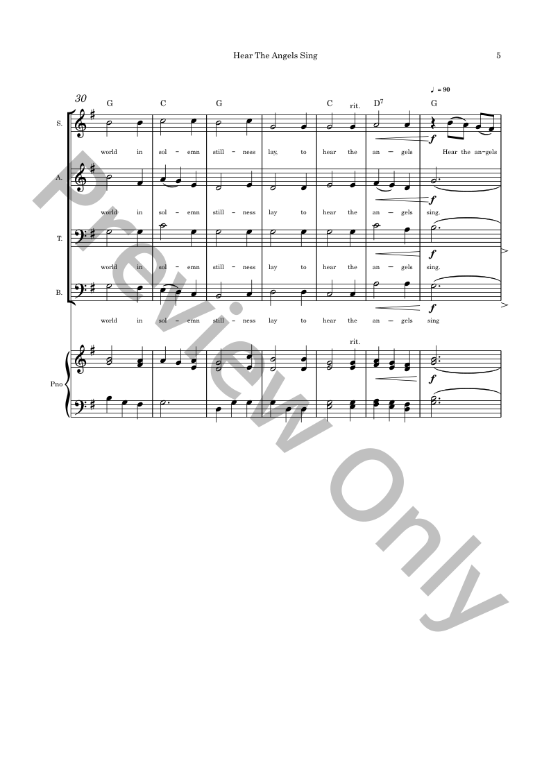 Christmas Angels Christmas Cantata SATB and piano with optional instruments P.O.D