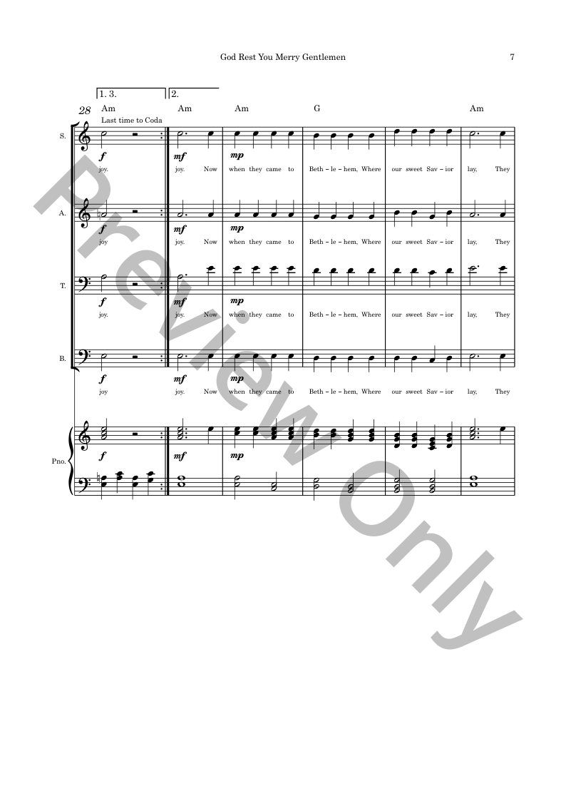 Christmas Angels Christmas Cantata SATB and piano with optional instruments P.O.D