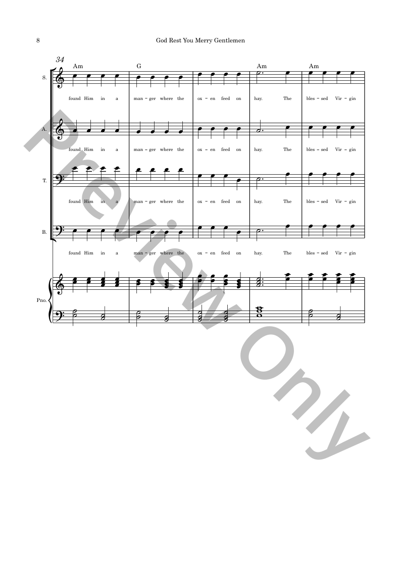 Christmas Angels Christmas Cantata SATB and piano with optional instruments P.O.D