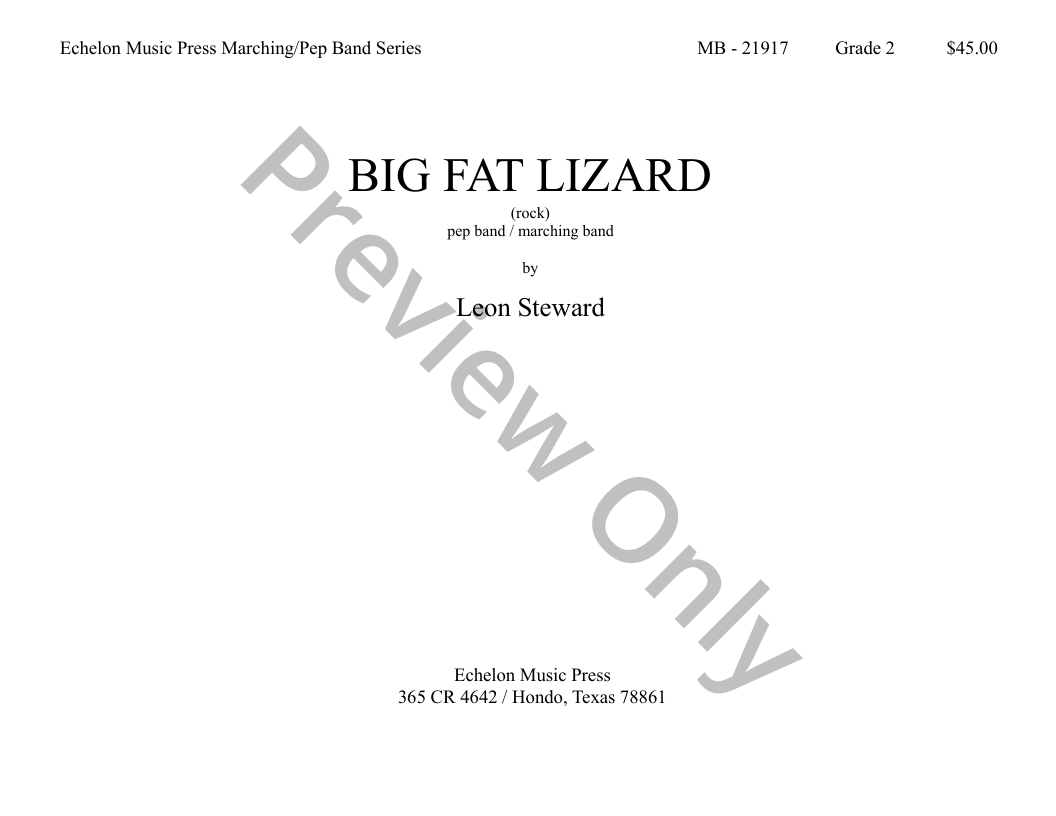 Big Fat Lizard P.O.D