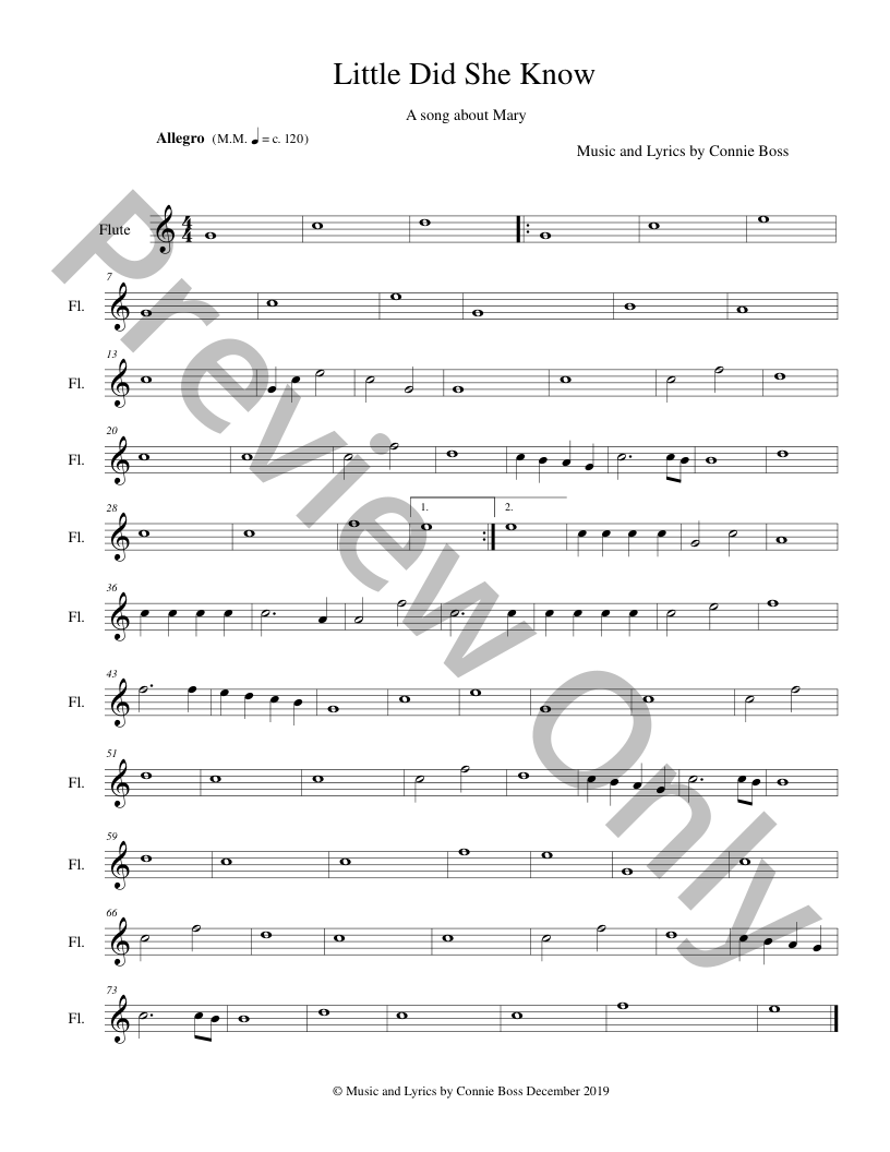 Christmas Originals SATB, piano and optional instruments composed by Connie Boss P.O.D