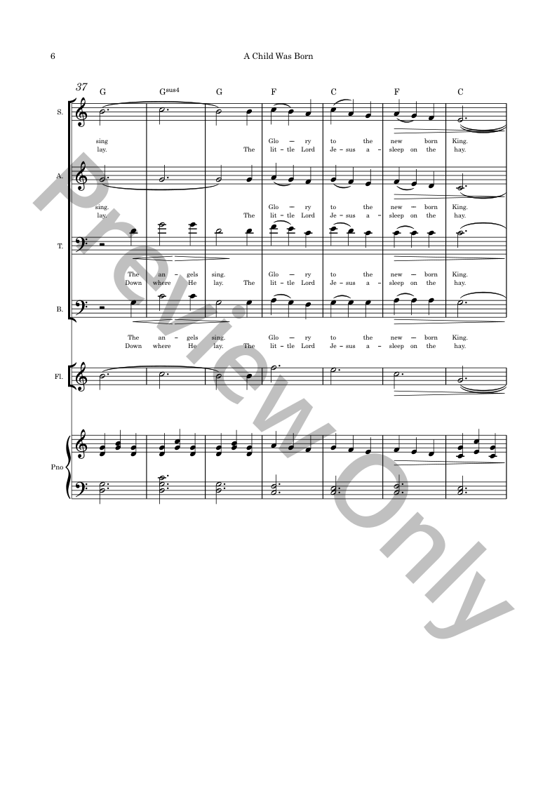 Christmas Originals SATB, piano and optional instruments composed by Connie Boss P.O.D