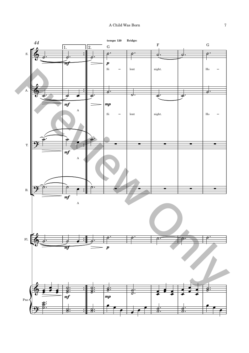 Christmas Originals SATB, piano and optional instruments composed by Connie Boss P.O.D