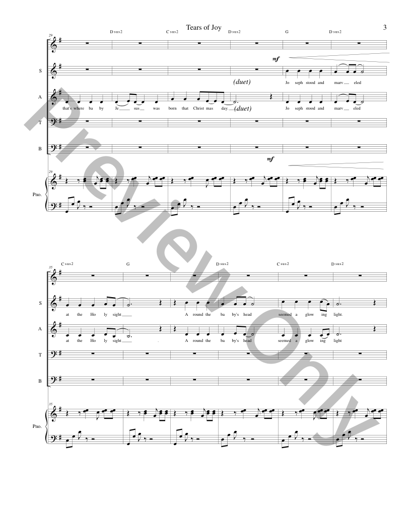 Christmas Originals SATB, piano and optional instruments composed by Connie Boss P.O.D