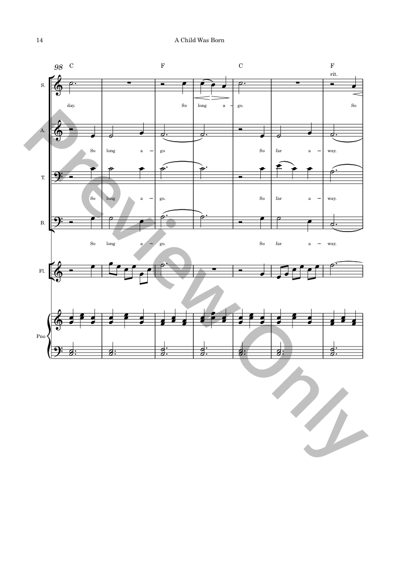 Christmas Originals SATB, piano and optional instruments composed by Connie Boss P.O.D