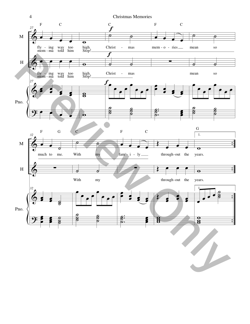 Christmas Originals SATB, piano and optional instruments composed by Connie Boss P.O.D