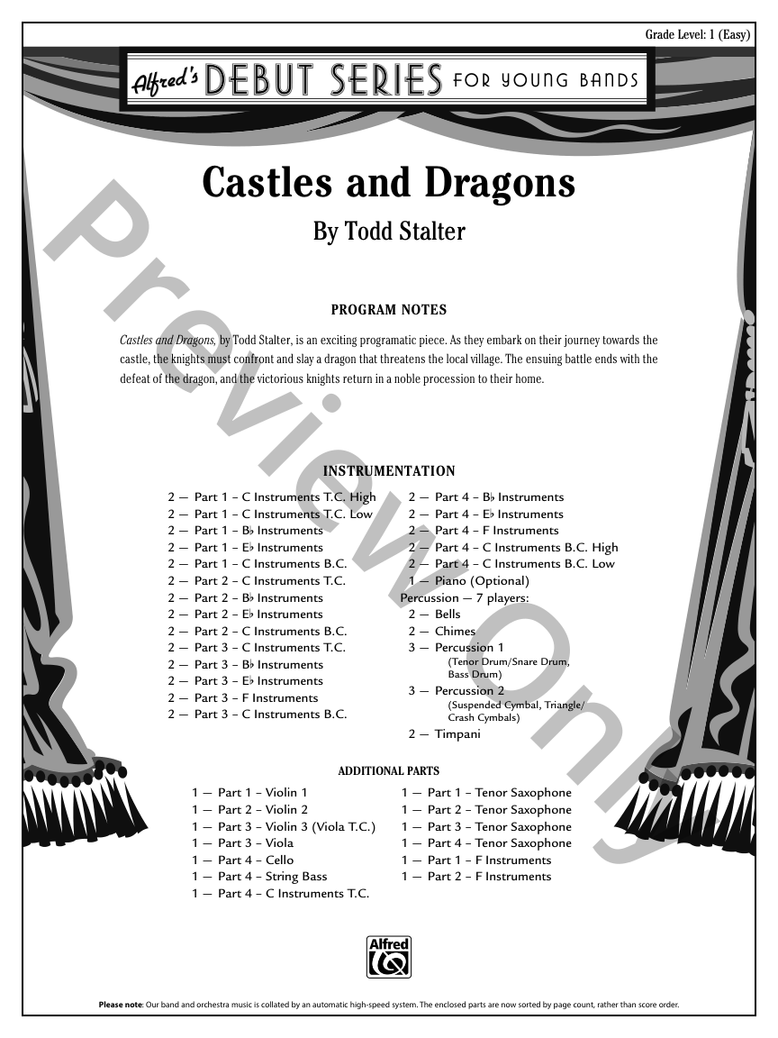 Castles and Dragons FLEX BAND