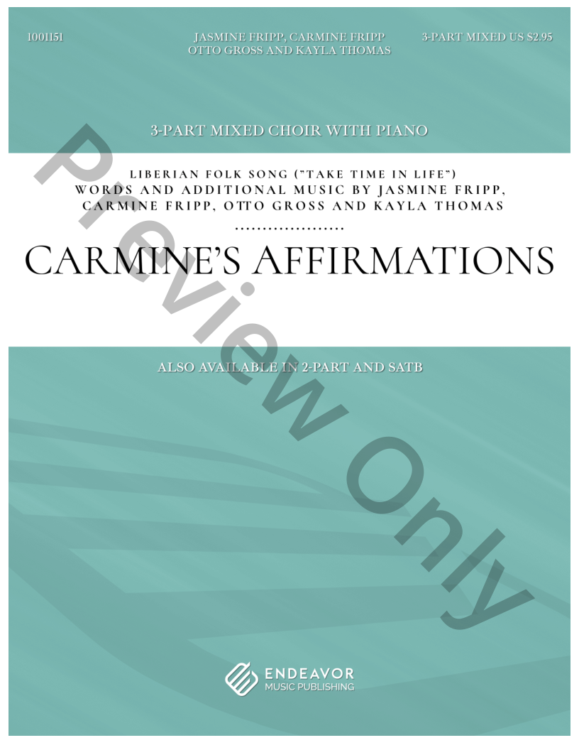 Carmine's Affirmations P.O.D.