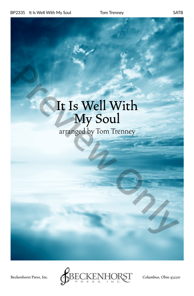 It Is Well With My Soul Large Print Edition P.O.D.