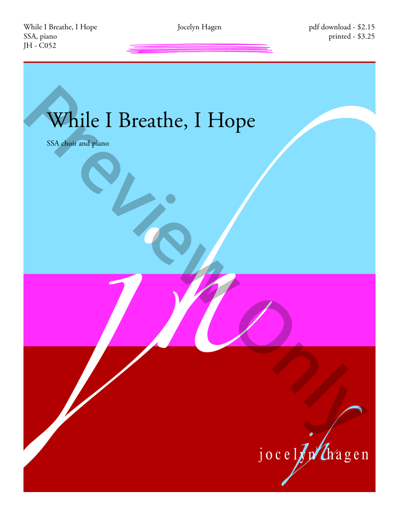 While I Breathe, I Hope