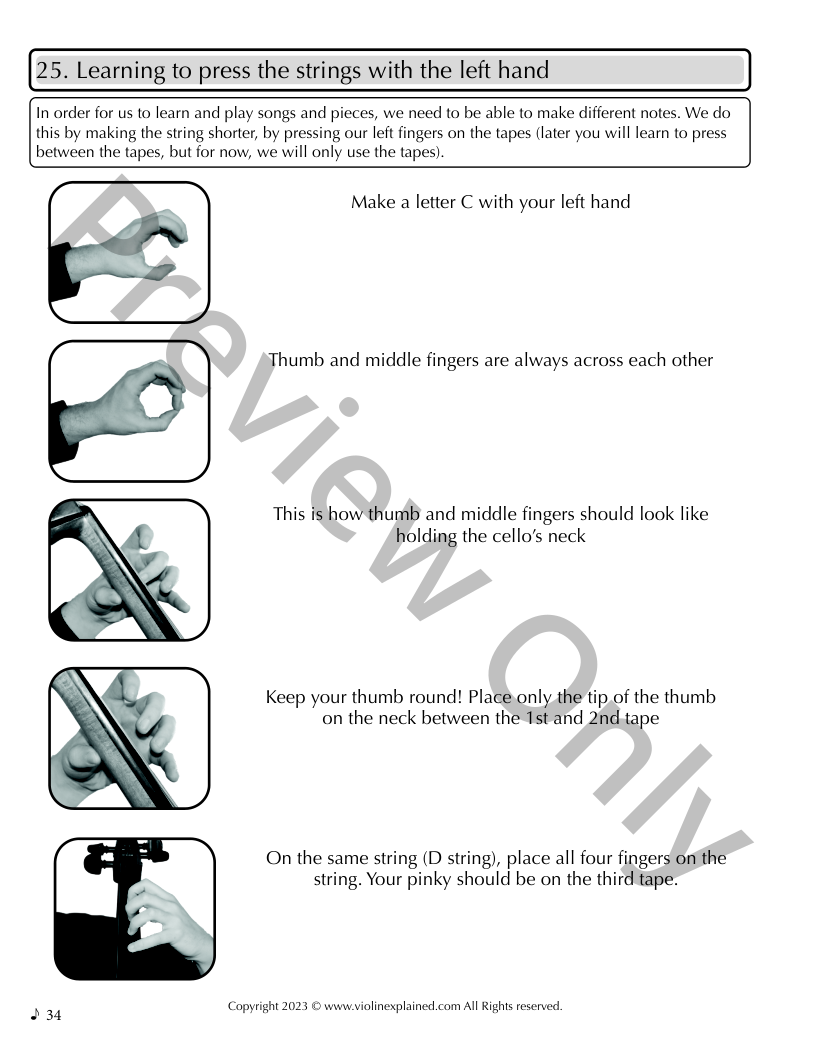 Learn Cello Fast - Book 1 P.O.D