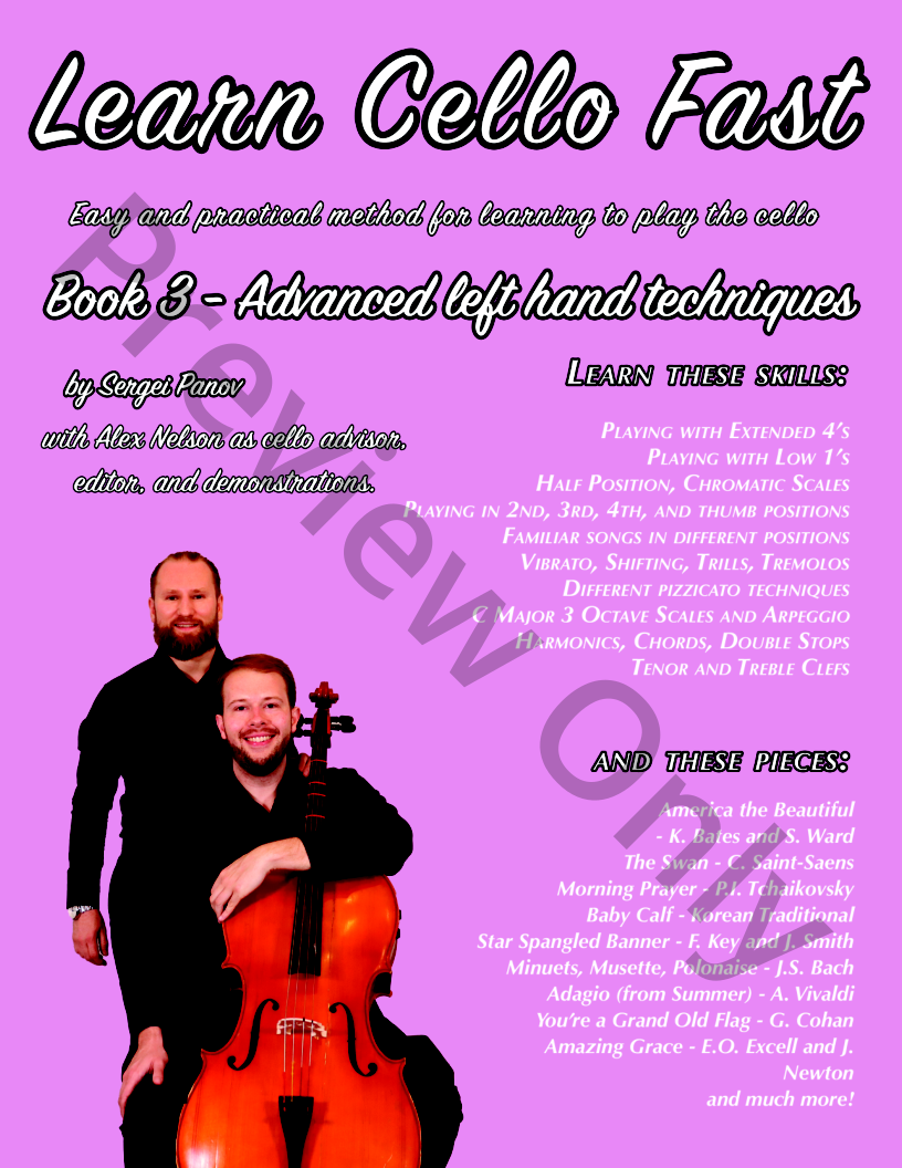 Learn Cello Fast - Book 3 P.O.D