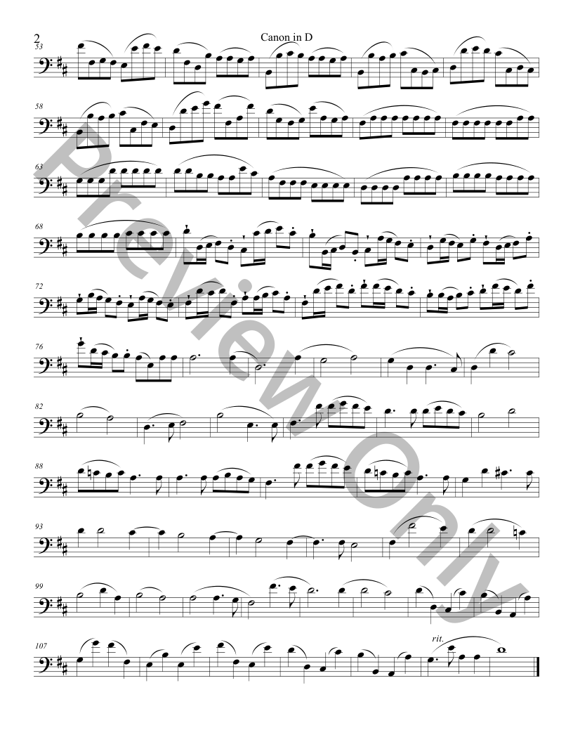 20 Classical Themes for Cello Solo with Piano Accompaniment P.O.D