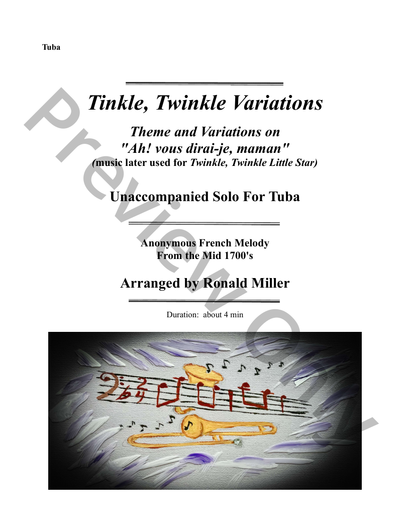 Tinkle, Twinkle Variations P.O.D