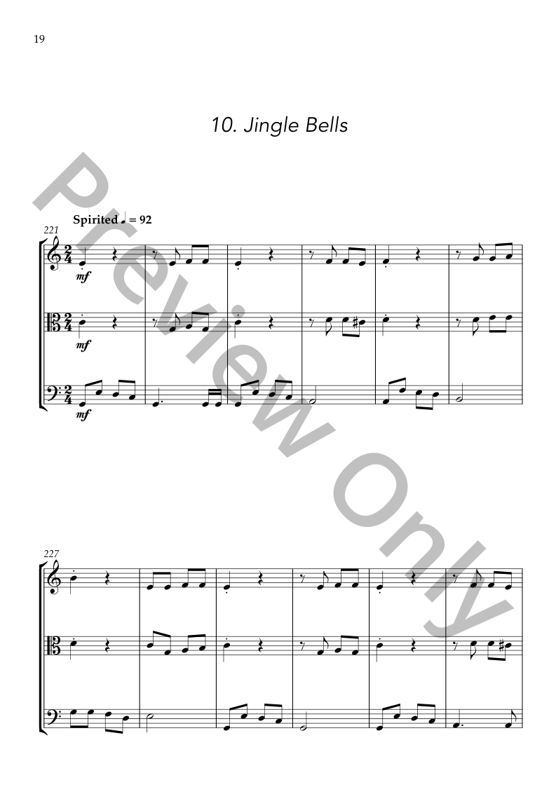 More Carols for Three - String Trio P.O.D