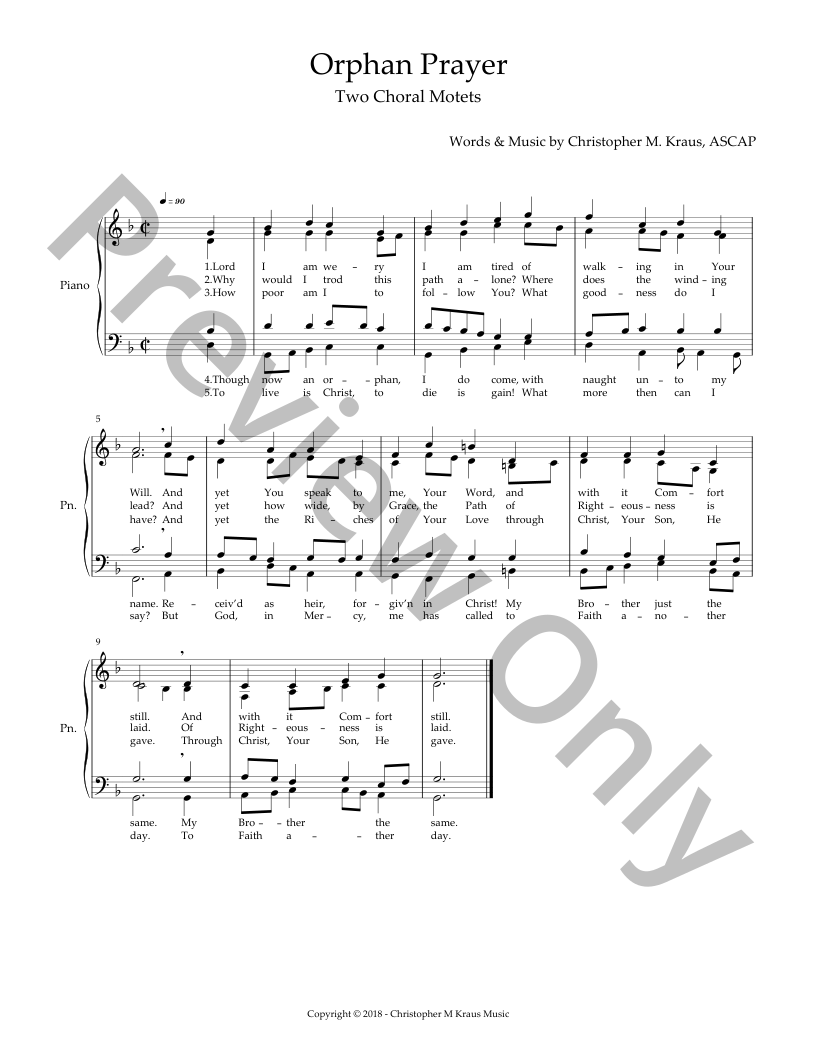 Two Choral Motets - SATB P.O.D
