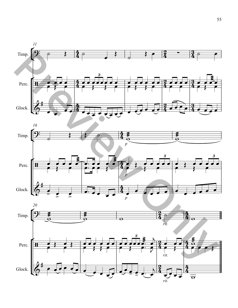 Chorales of Composers For Band P.O.D