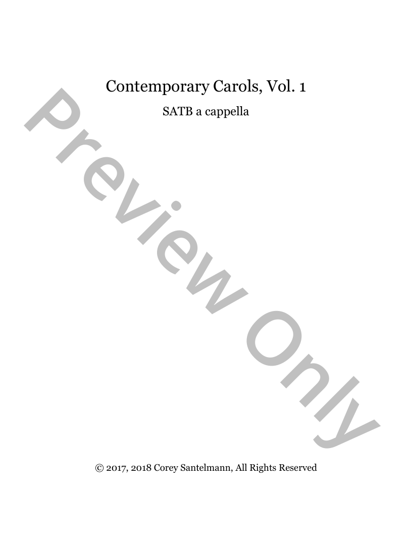 Contemporary Carols, Vol. 1 P.O.D