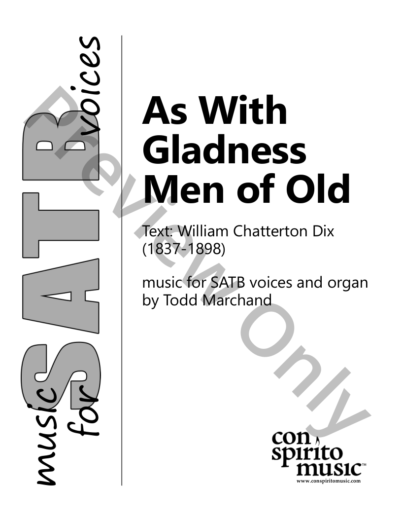 As With Gladness Men of Old P.O.D