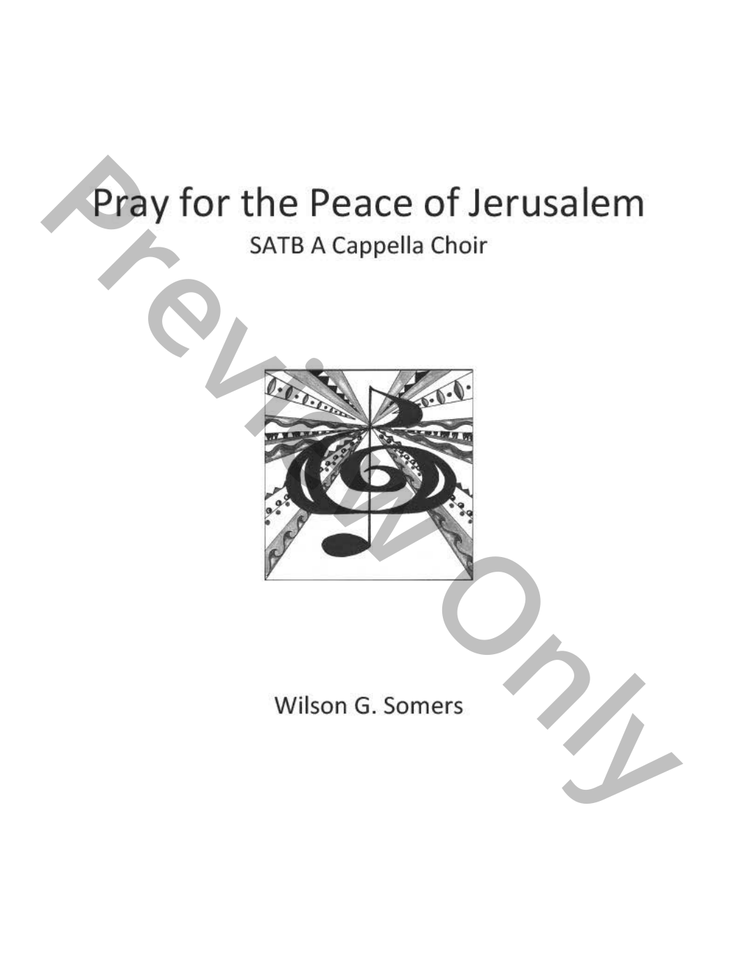 Pray for the Peace of Jerusalem P.O.D