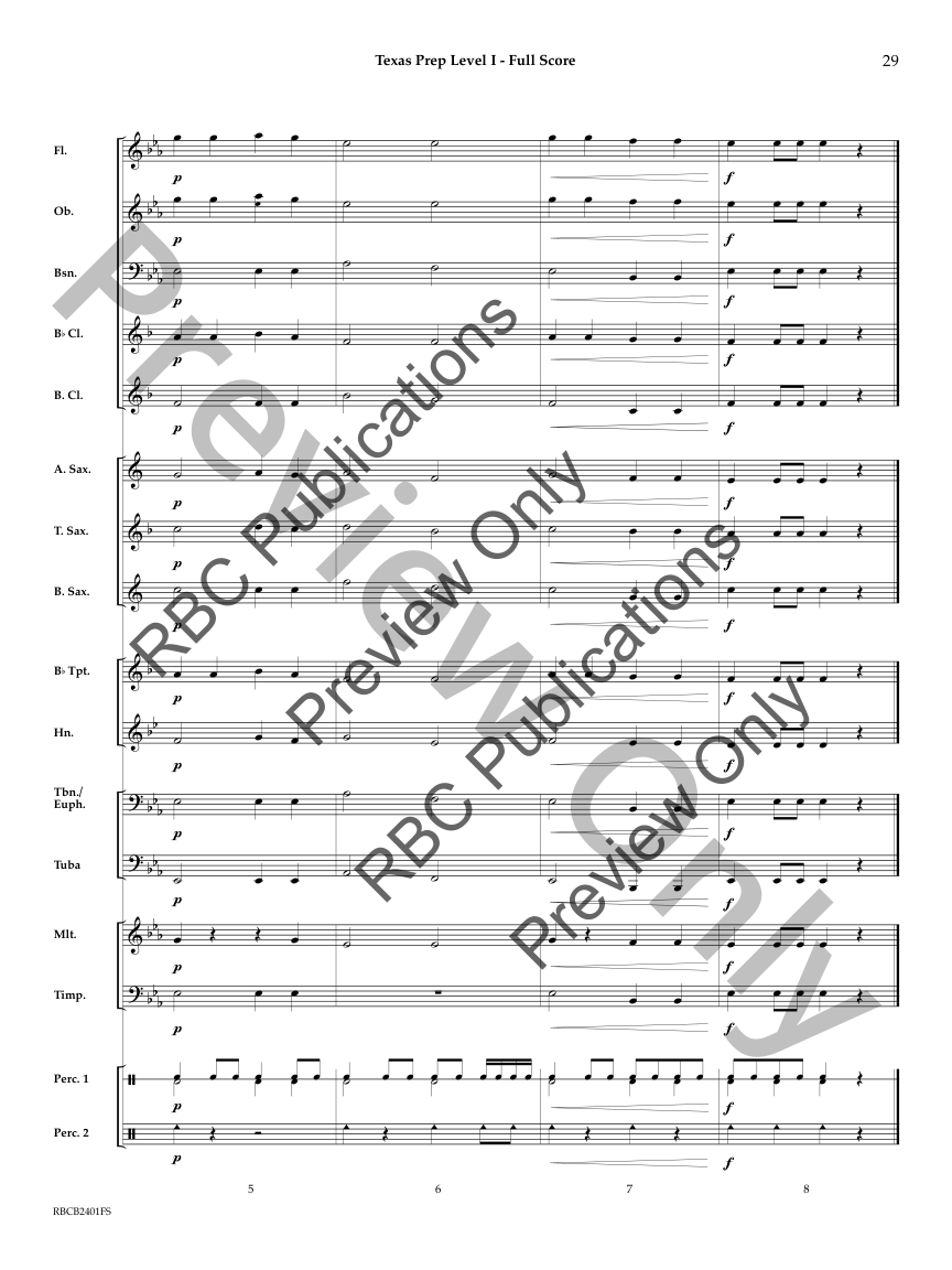 Texas Prep Level I Score
