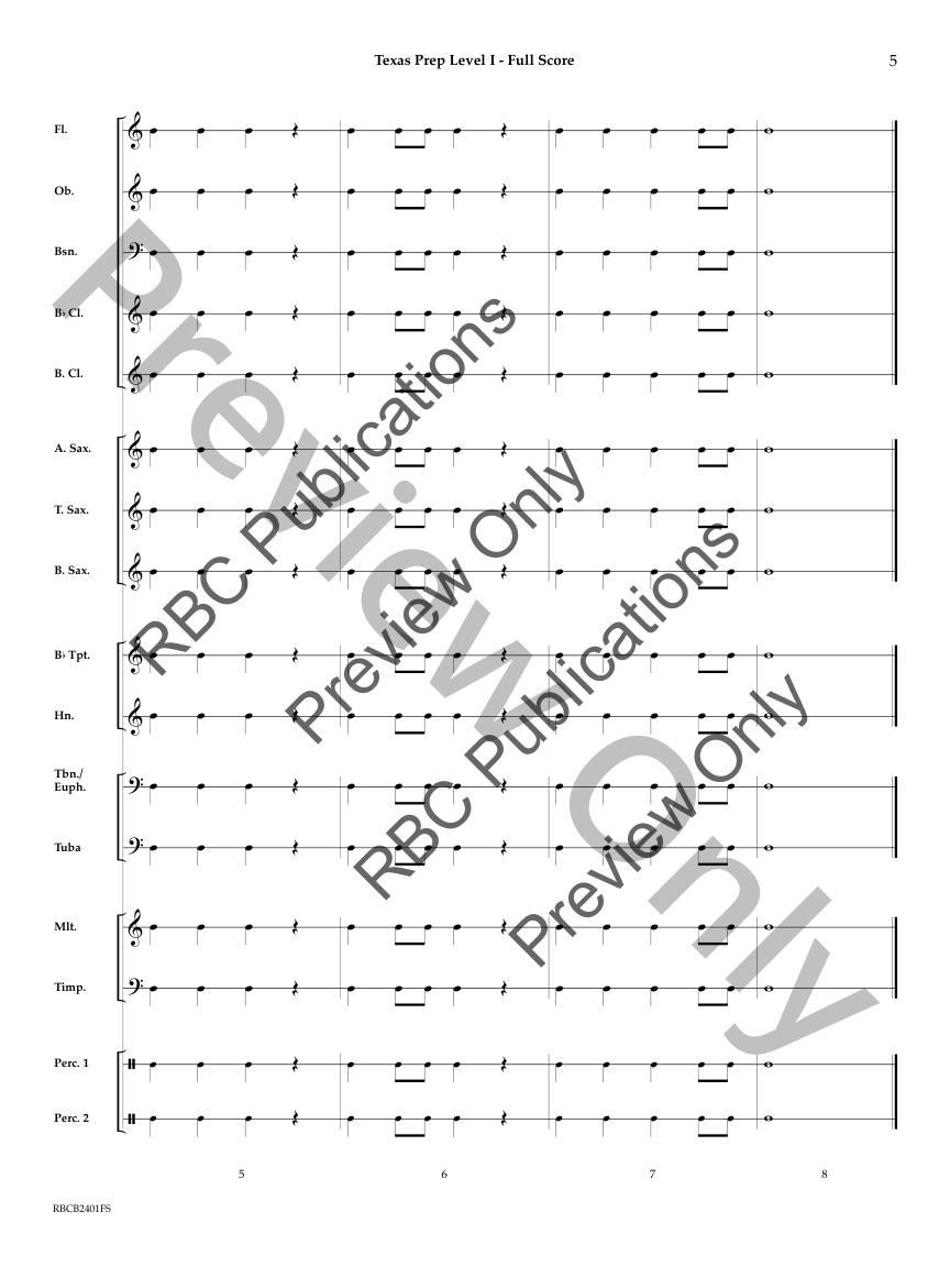 Texas Prep Level I Score