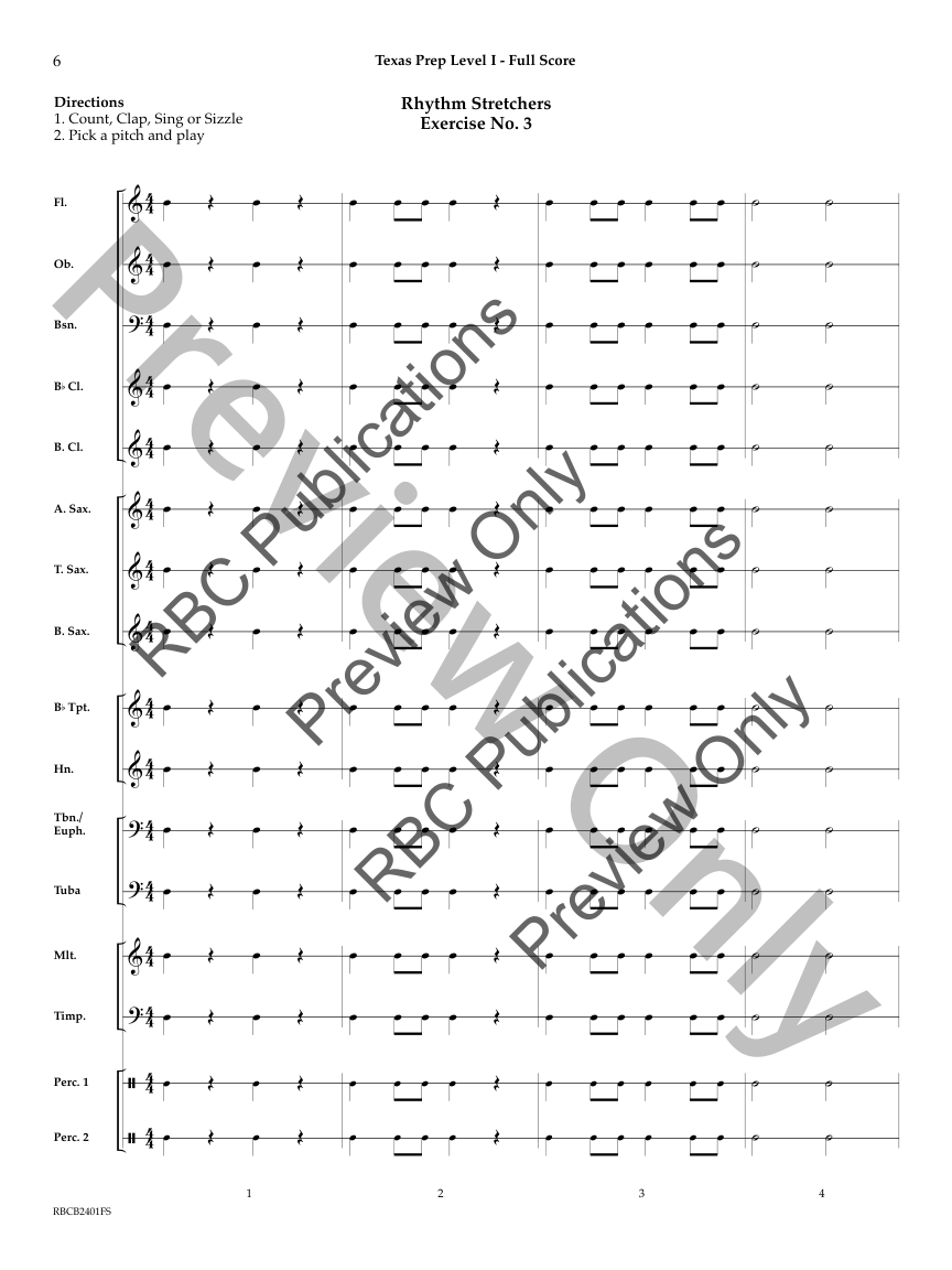 Texas Prep Level I Score