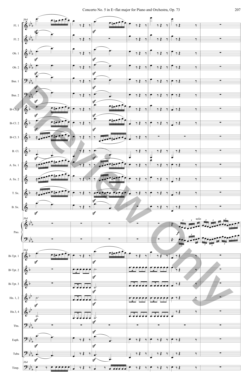 Piano Concerto No. 5 in E-flat major - Op. 73 