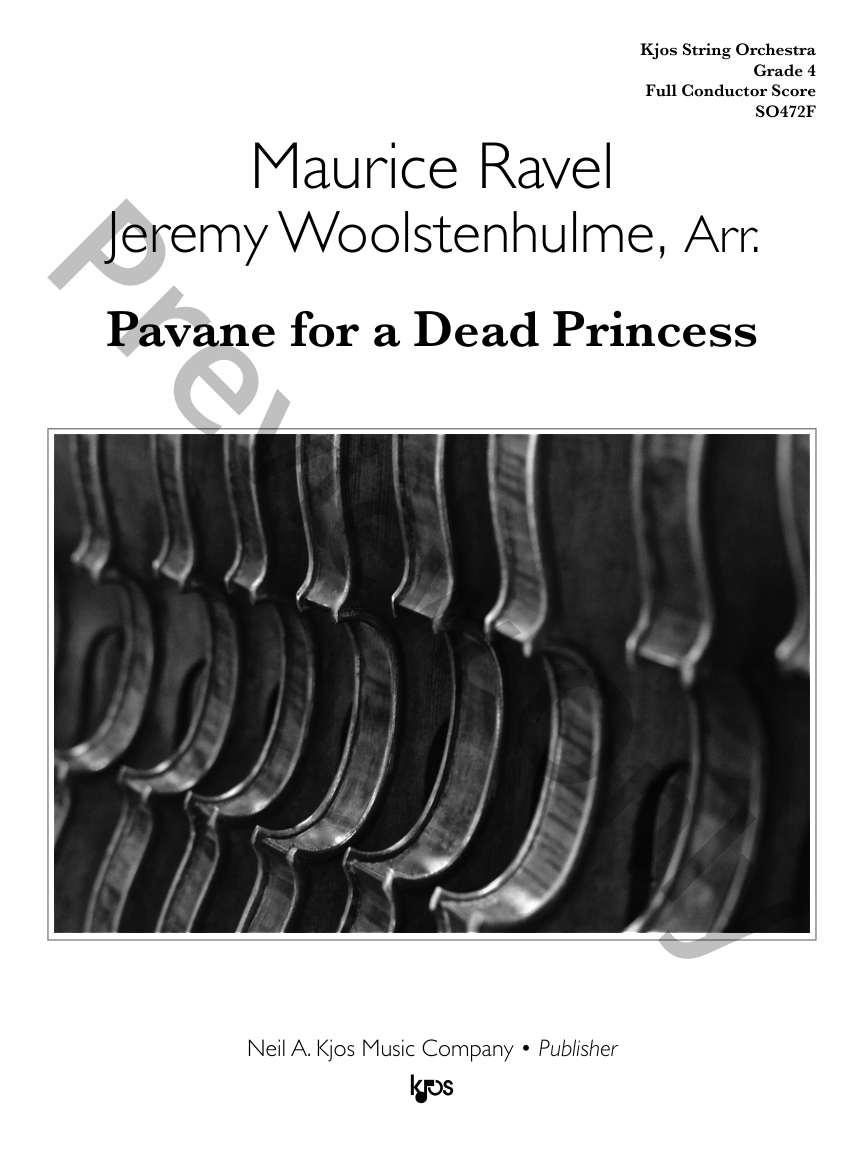 Pavane for a Dead Princess SCORE